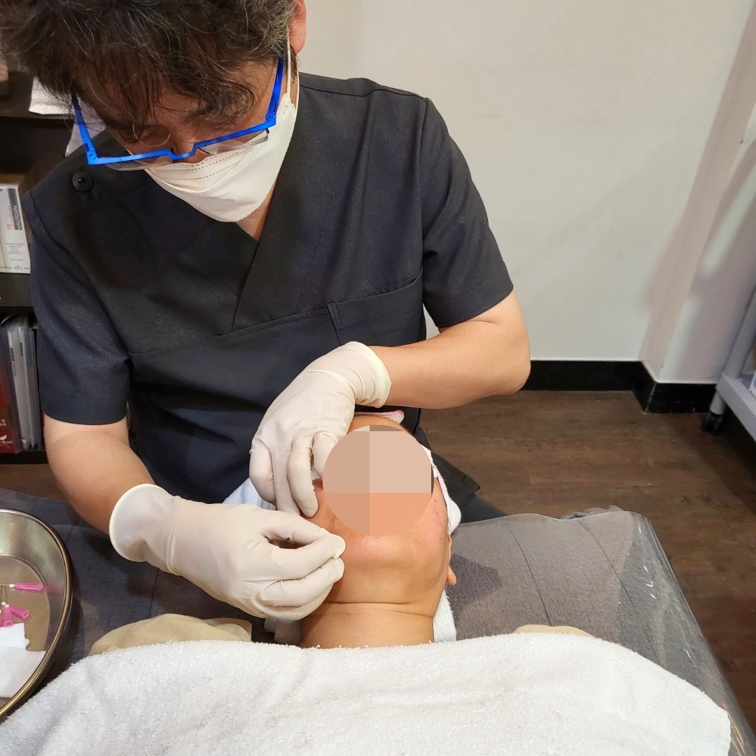 정밀 침 시술 진행 과정